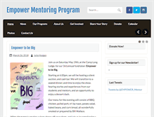 Tablet Screenshot of empowermentoring.org